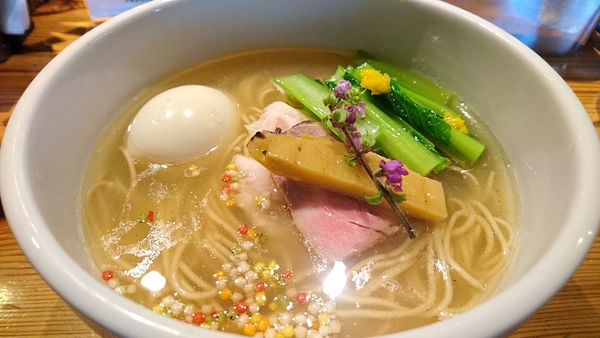 「【昼】特製 真鯛と蛤の淡麗そば」@麺処 図鑑の写真