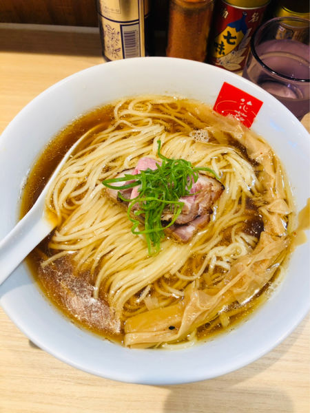 「煮干し中華そば」@煮干中華そば ハナアオイの写真