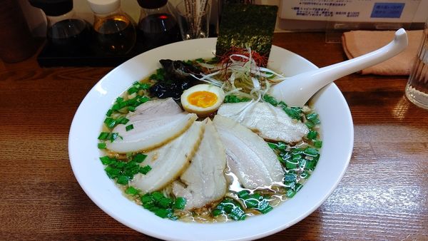 「自家製チャーシュー麺 1050円」@麺屋 502の写真