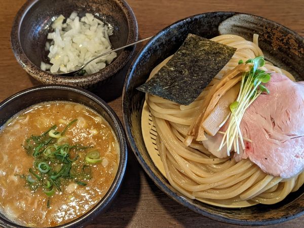 「濃厚魚介つけ麺大盛」@麺や よかにせの写真