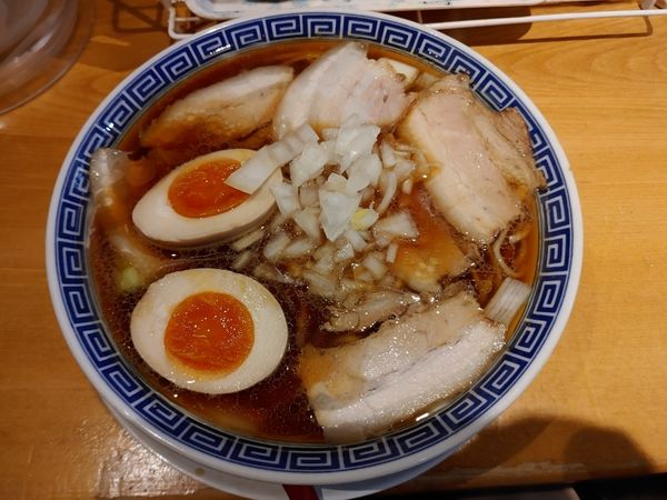 「中華そば　醤油　味玉」@フジサワ中華そば 日比野店の写真