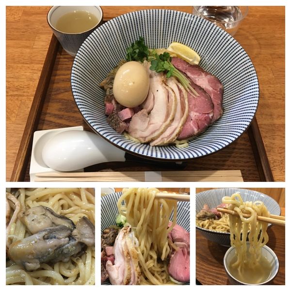 「特製牡蠣の塩油そば 1150円」@麺屋 玄洋の写真