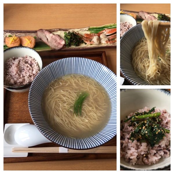 「限定 金目鯛と渡り蟹と貝の塩ラーメン 1500円」@麺屋 玄洋の写真