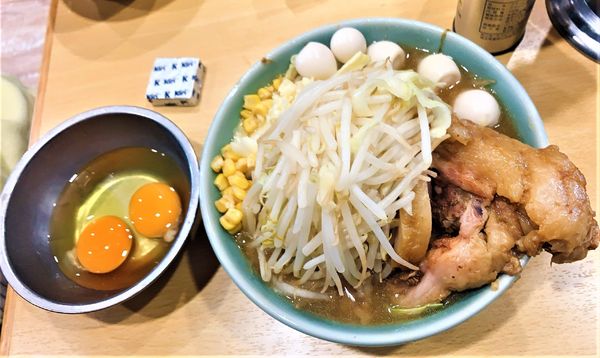 「プチ二郎ニンニク＋Kiri＋レジェンド」@ラーメン二郎 八王子野猿街道店2の写真