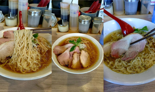 「限定『白醤油ラーメン 肉増(¥1000)』を大盛で...」@くじら食堂 nonowa東小金井店の写真