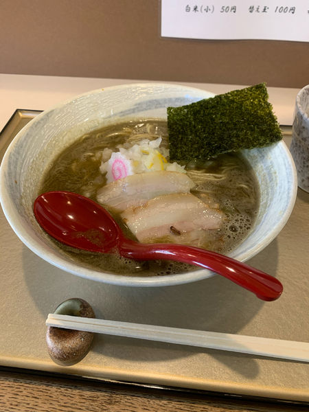 「濃厚煮干しそば、トロ豚飯」@麺屋 なるとの写真