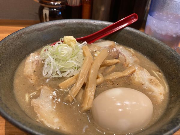 「らーめん（味玉）」@にぼしらーめん88 アスナル金山店の写真