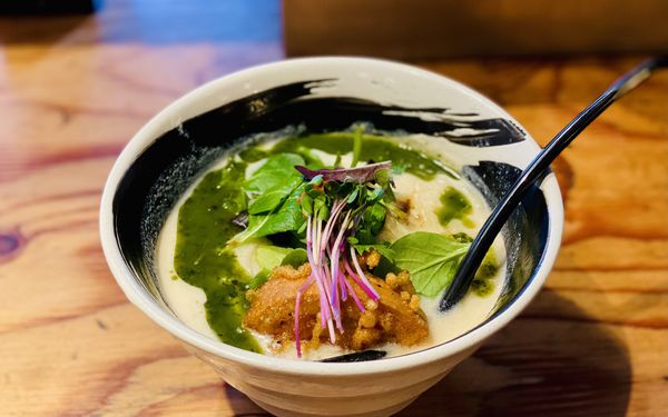 「春麺 第1弾 ヴィーガンヌードル ¥900」@麺場 浜虎 横浜店の写真