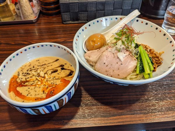 「プレミアム胡麻味噌つけ麺」@らー麺 あけどやの写真