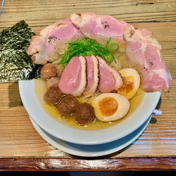 駿河湾タカアシガニ極上塩らぁ麺 特製豪華盛り