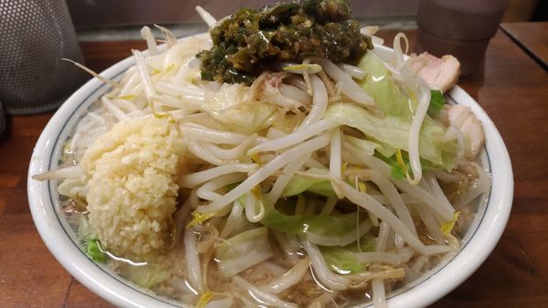 「ラーメン醤油+韓国唐辛子」@ラーメン凛 砂町店の写真