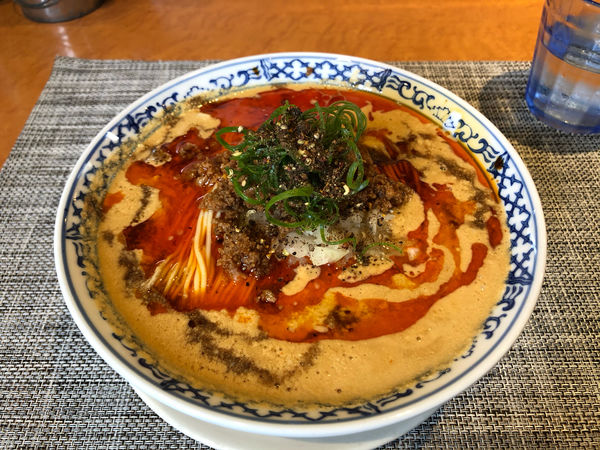 「黒酢の担々麺」@柴崎亭の写真