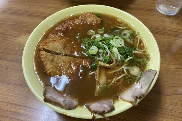 「カツそば」@浅月 本店の写真