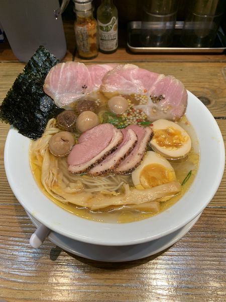 「タカアシ蟹 特製塩 1300円」@東京ラーメンショーセレクション 極み麺「<真>卓朗商店」の写真