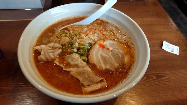 「限定 鯛味噌ラーメン900円」@らぁめん 麺彩家の写真