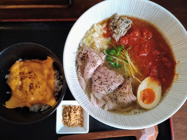 「【限定】ニボイタリアーノ（チーズご飯付）￥950」@和風らーめん 凪の写真