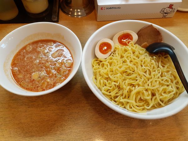「つけ麺、たんたん、大盛」@味の天徳 柿生店の写真