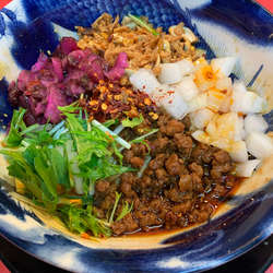 坦々麺（温玉＋ダイブ飯セット）