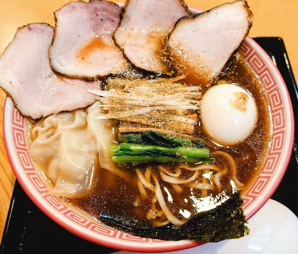 「焼干し山椒たまりそば」@麺切り 白流の写真