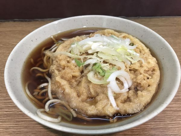 「天ぷらそば 450円」@都そば 勝田台店の写真