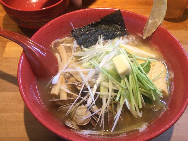 「潮干狩りラーメン(¥850)」@自家製麺 火の鳥73の写真