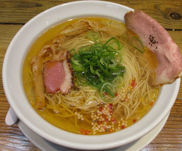 「駿河湾タカアシ蟹出汁極上塩らぁ麺 900円」@東京ラーメンショーセレクション 極み麺「<真>卓朗商店」の写真