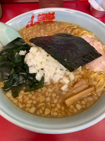「プレミアム醤油とんこつ」@ラーメン山岡家 明石店の写真