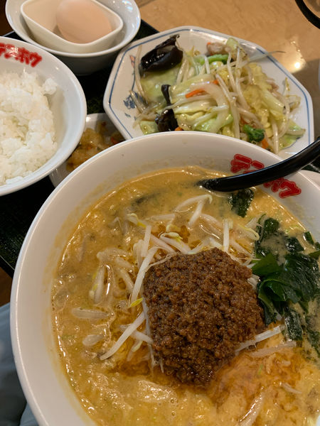 「タンタンメン定食」@テンホウ 塩尻店の写真