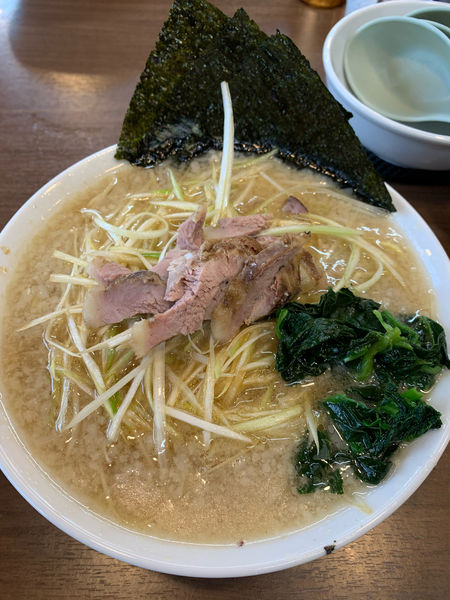 「ネギラーメン　並」@ラーメンショップ 糸魚川店の写真