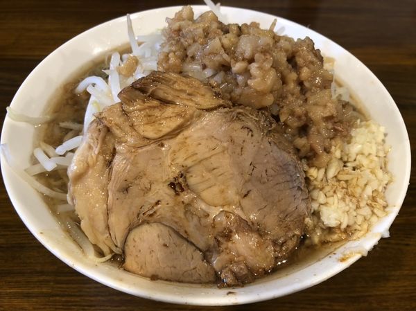 「ラーメン、 にんにく、野菜」@道の途中の写真