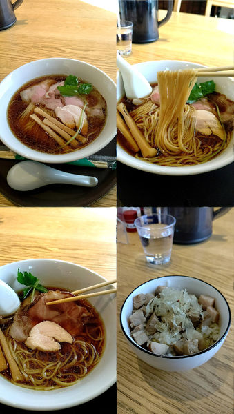「『中華そば ランチセット(¥1050)』」@麺と酒 アクビの写真