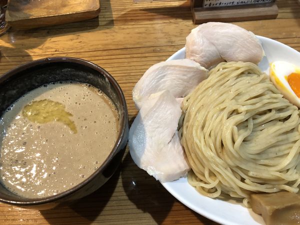 「つけ麵＋味玉（950＋100円）」@麺屋 さん田の写真