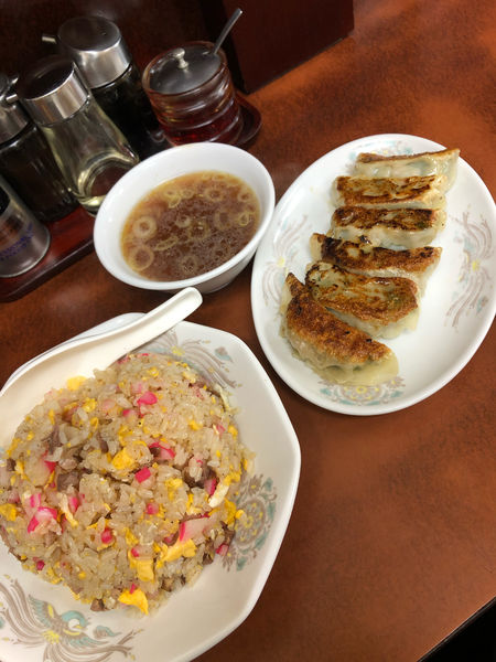 「チャーハン・焼餃子」@一寸亭の写真