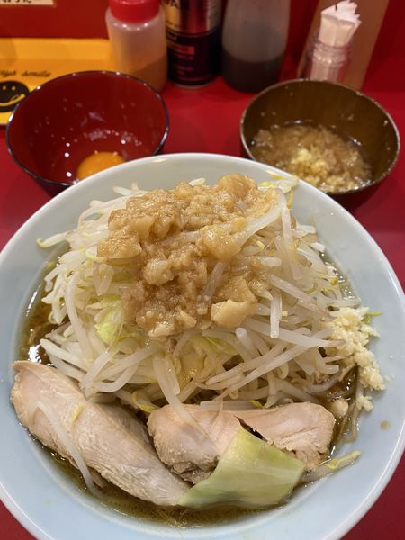 「ラーメン＋生卵＋特製あぶら」@自家製麺 酉の写真