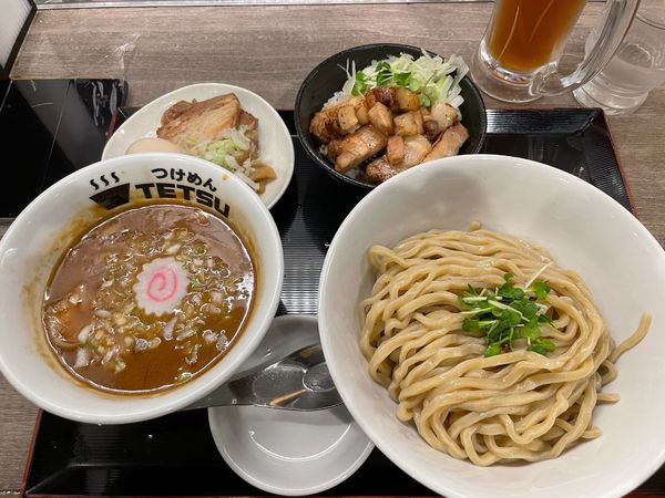 「特製つけ麺」@つけめんTETSU 阪急三番街店の写真