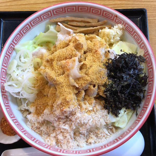 「焼き干ししょっつる三段バラ天然鯛SP」@麺切り 白流の写真