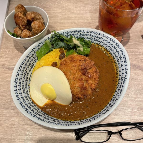 「ベジタブルメンチカツカレー」@RUCY+R 横浜ジョイナス店の写真