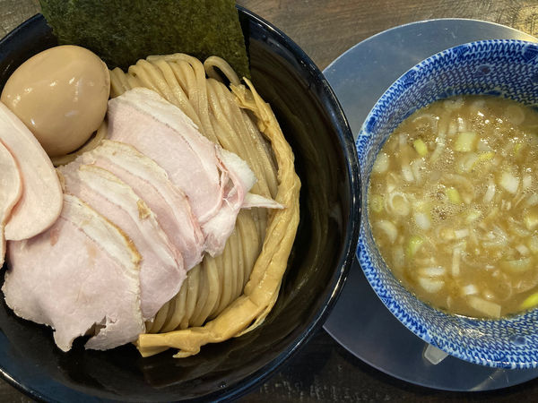 「上鶏つけそば 1150円」@自家製麺 オオモリ製作所の写真
