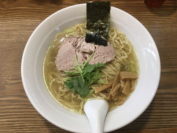 「塩らぁめん(大盛)」@らぁめん山と樹の写真