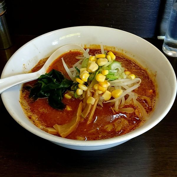 「火吹みそらーめん(太麺)」@味噌一 一之江店の写真