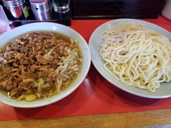 「チャーシューやさいつけそば」@丸長 目白店の写真