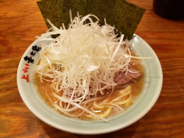 「ねぎらーめん（バリカタ、脂少」@横浜らーめん青木家の写真