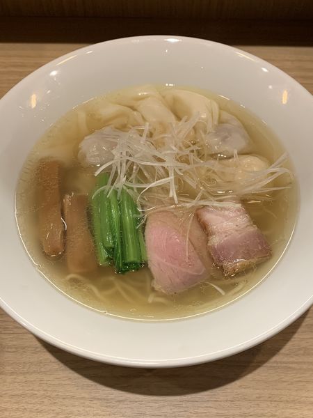 「白醤油 二種の雲呑麺」@支那蕎麦 澤田の写真