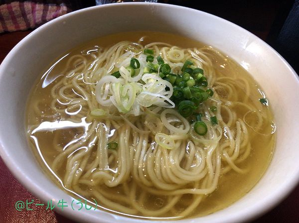 「かけラーメン白(380円)」@自然洞 麺舗の写真