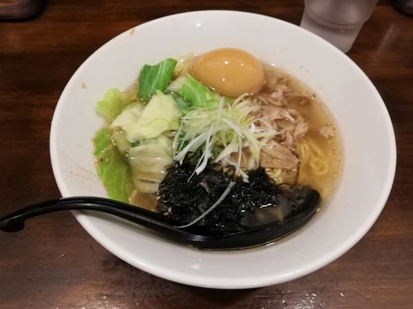 「あっさり鶏塩らぁめん」@九州らあめん どん きさろく 八柱店の写真