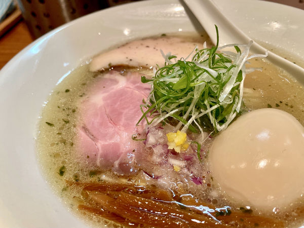 「味玉塩SOBA ＋ 和え玉（塩・貝）」@麺処 源玄の写真