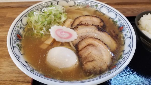 「🉐中華蕎麦　大盛り　こってり」@丸山中華蕎麦店の写真