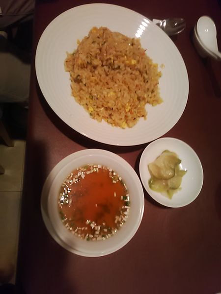 「カニチャーハン 【蟹肉炒飯】1,200円」@天廣堂の写真