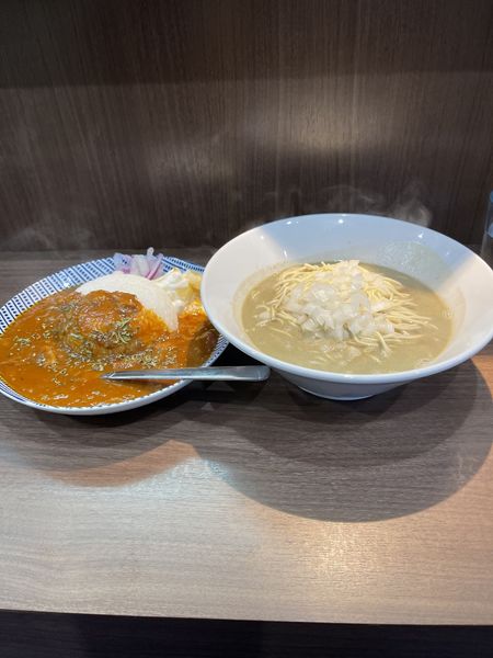 「朝限定セット1000円」@Noodle&Spice curry 今日の1番の写真