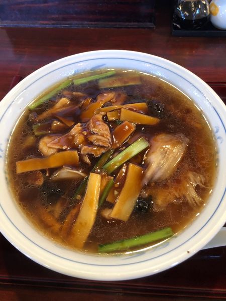 「広東麵　（大盛）」@新鮮飯店の写真